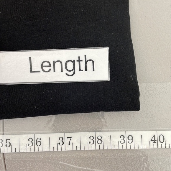 Les Copains Dress Italy Sleeveless Midi Cowl Neck Black Size 42 US 6 - Picture 14 of 16